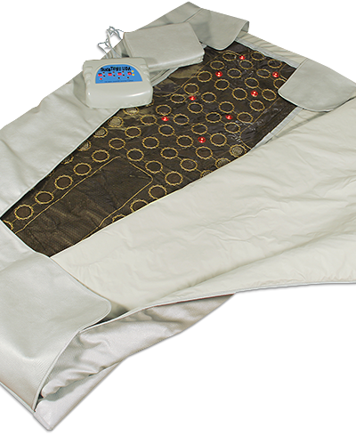 Sudatonic far-infrared blanket and controller
